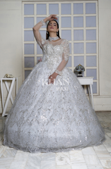 Shah Jahan White Maxi