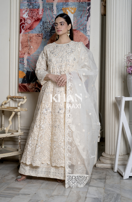 Zarq-e-Noor Ivory Maxi