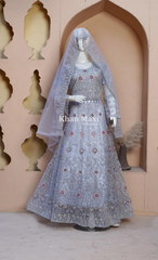 Dori Lehnga Choli – Lavender Mist